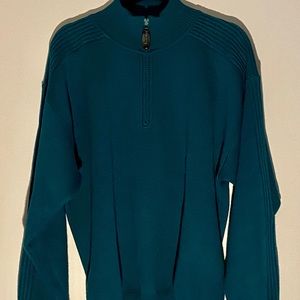Kaelin teal men’s sweater